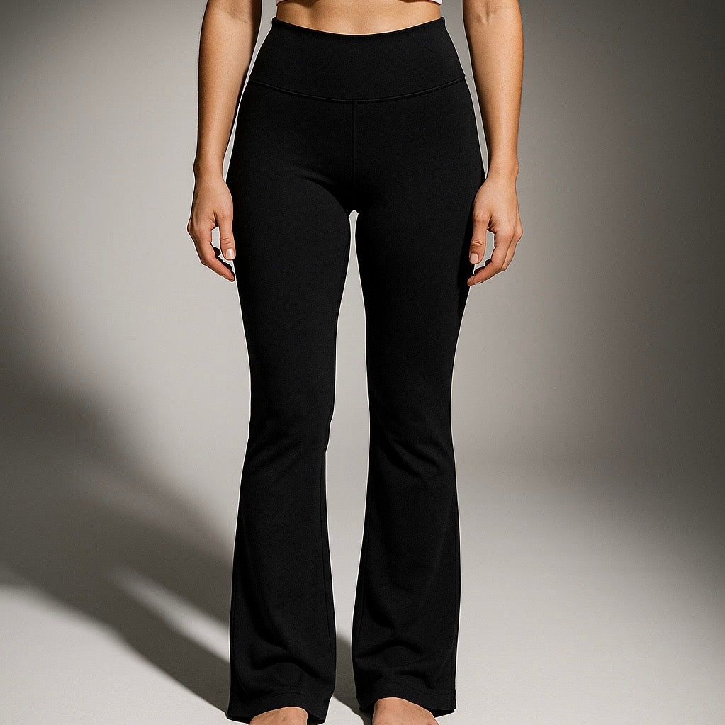 Bazikz Black Flare Yoga Pants