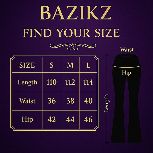 Bazikz Black Flare Yoga Pants