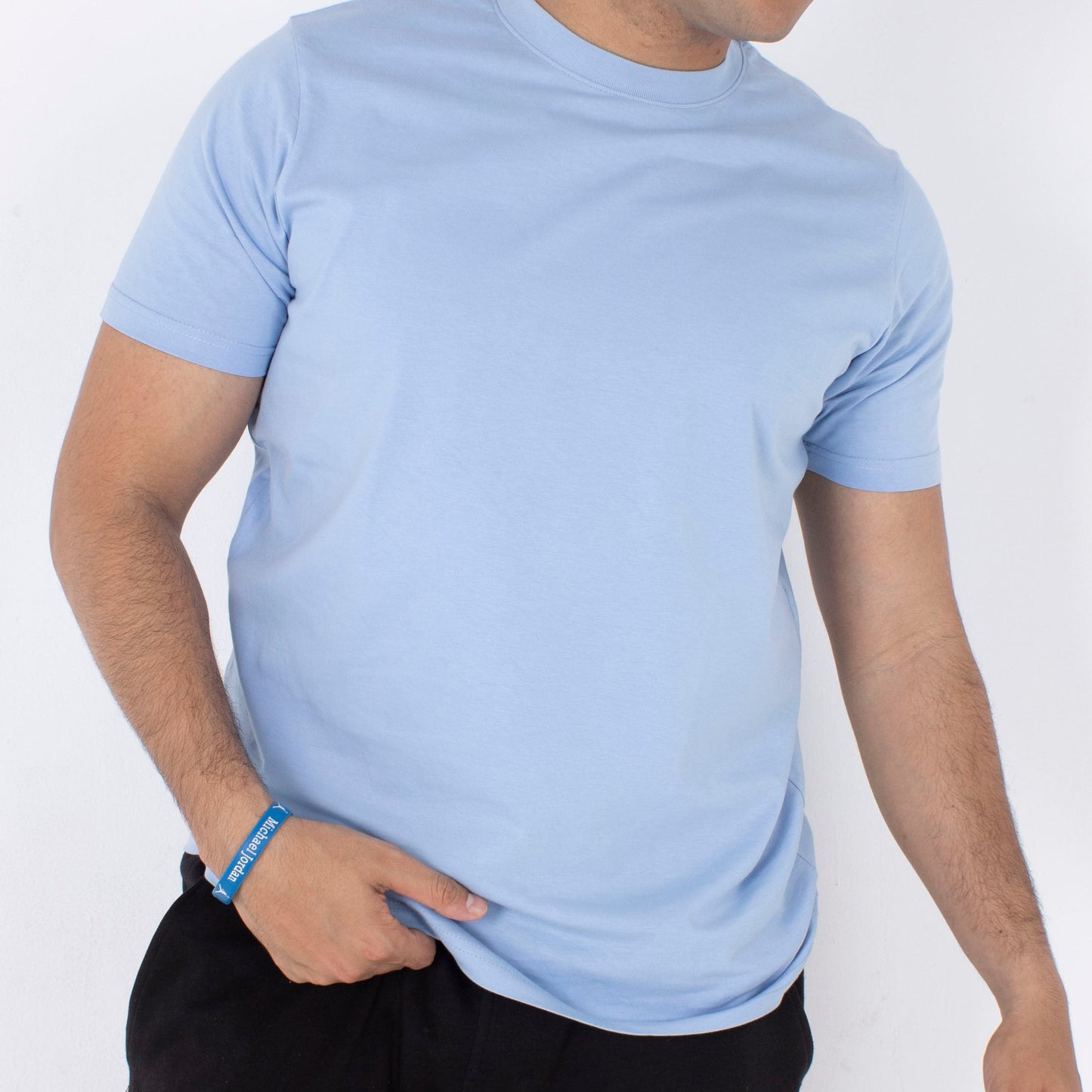 Baby Blue Bazikz Short sleeve t-shirt (Unisex)