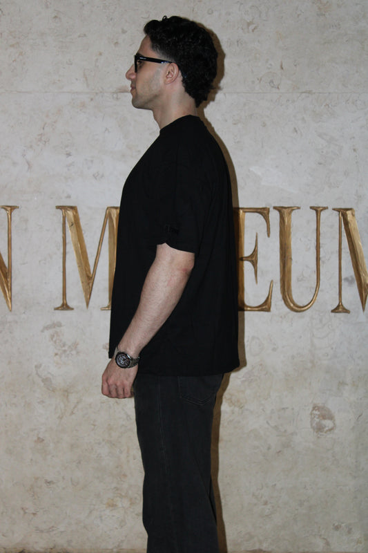 BAZIKZ BLACK OVERSIZED TEE
