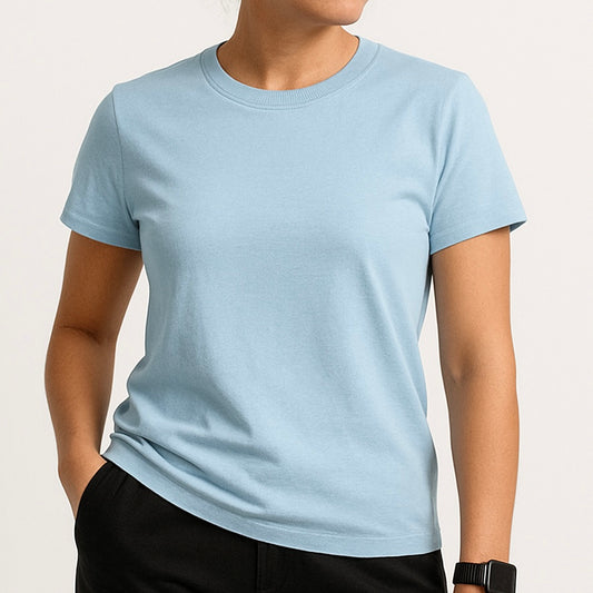 Baby Blue Bazikz Short sleeve t-shirt (Unisex)