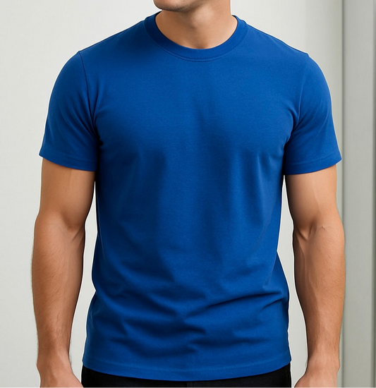 Royal Blue Bazikz Short sleeve t-shirt (Unisex)