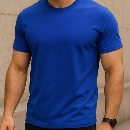 Royal Blue Bazikz Short sleeve t-shirt (Unisex)