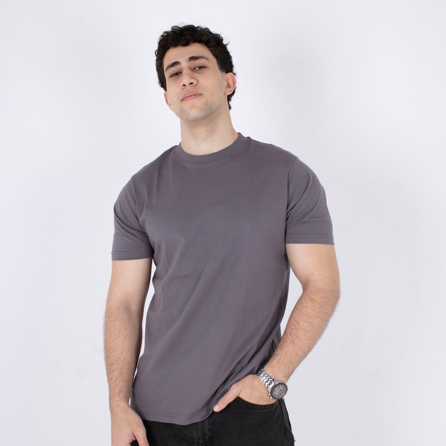 Dark Gray Bazikz Short sleeve t-shirt (Unisex)