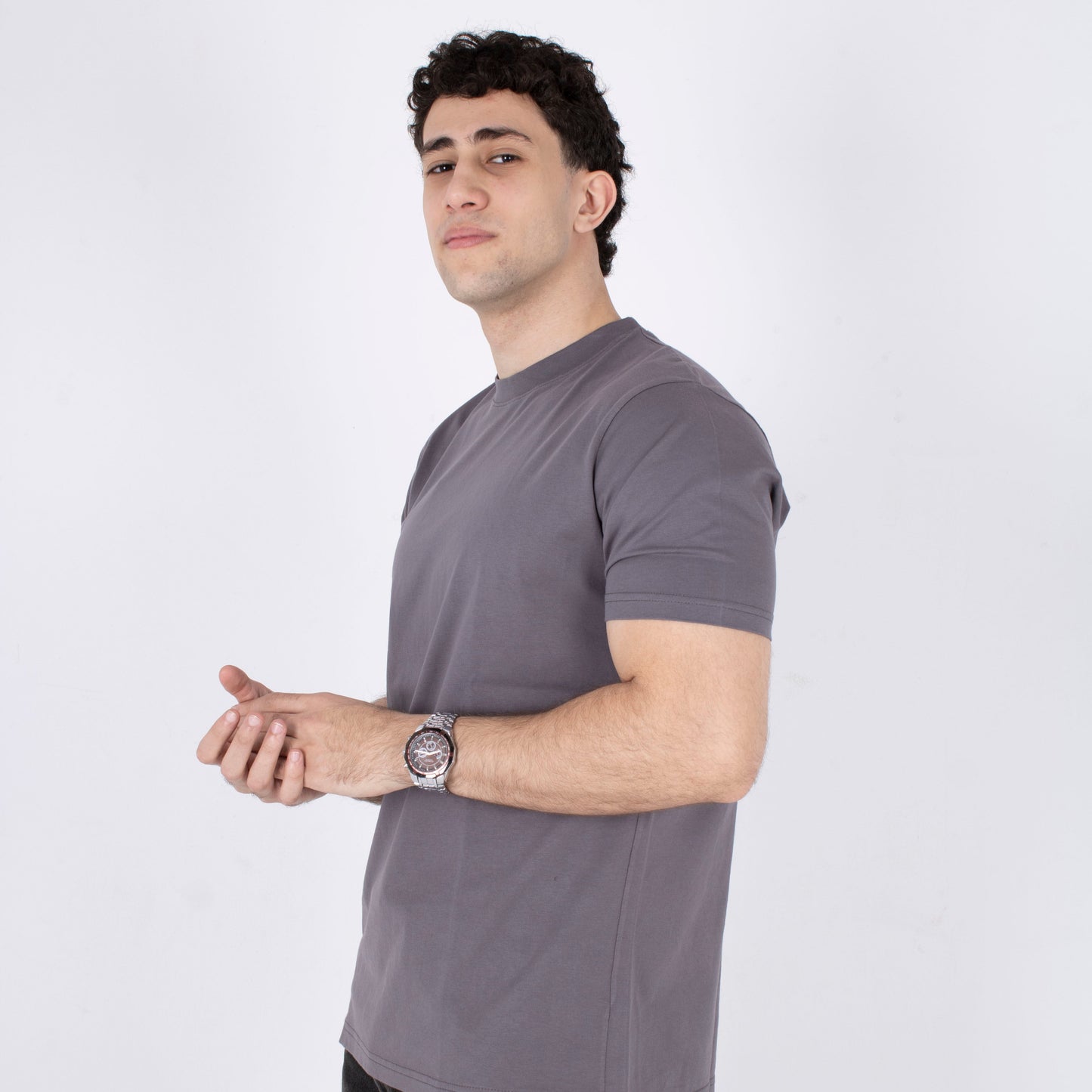 Dark Gray Bazikz Short sleeve t-shirt (Unisex)