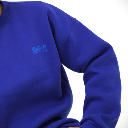 Blue BAZIKZ Heavy Oversized Crewneck