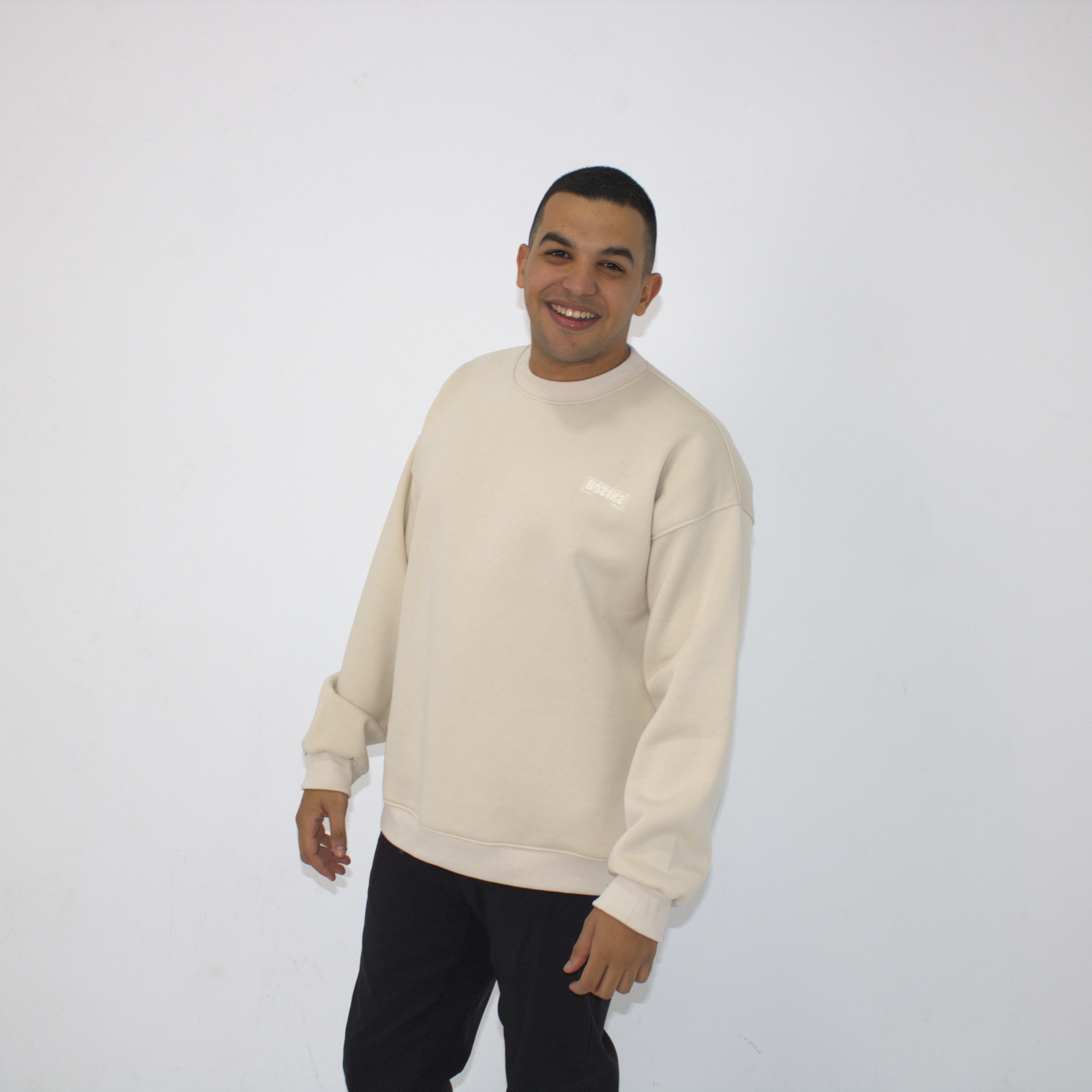 Off-White BAZIKZ Heavy Oversized Crewneck – Bazikz