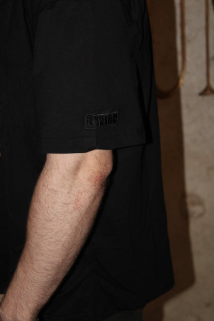 BAZIKZ BLACK OVERSIZED TEE