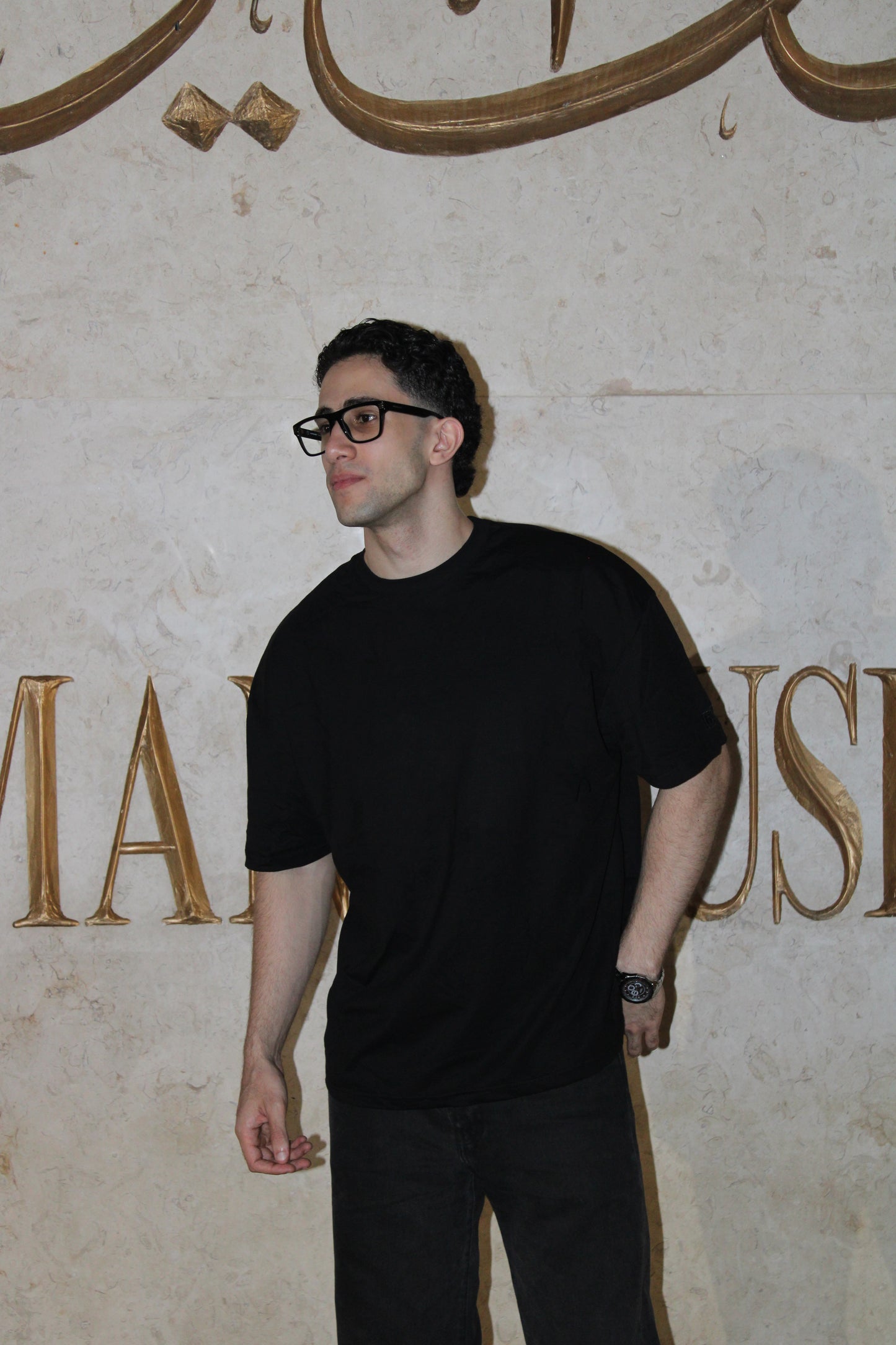 BAZIKZ BLACK OVERSIZED TEE