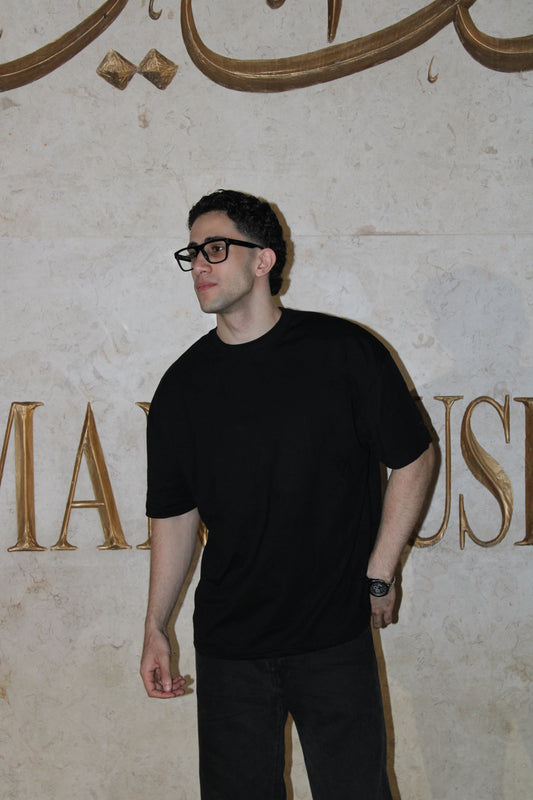 BAZIKZ BLACK OVERSIZED TEE