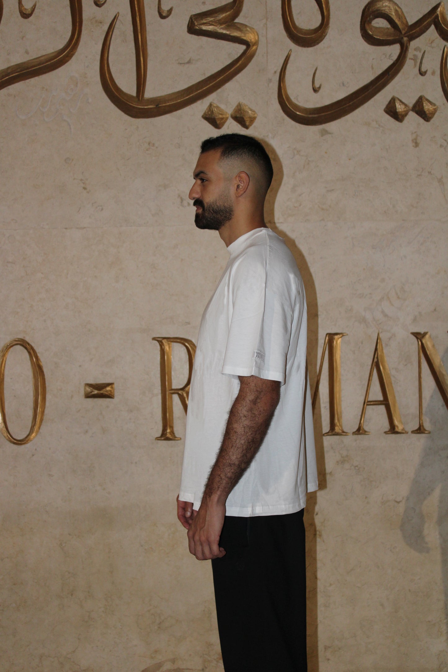 BAZIKZ WHITE OVERSIZED TEE