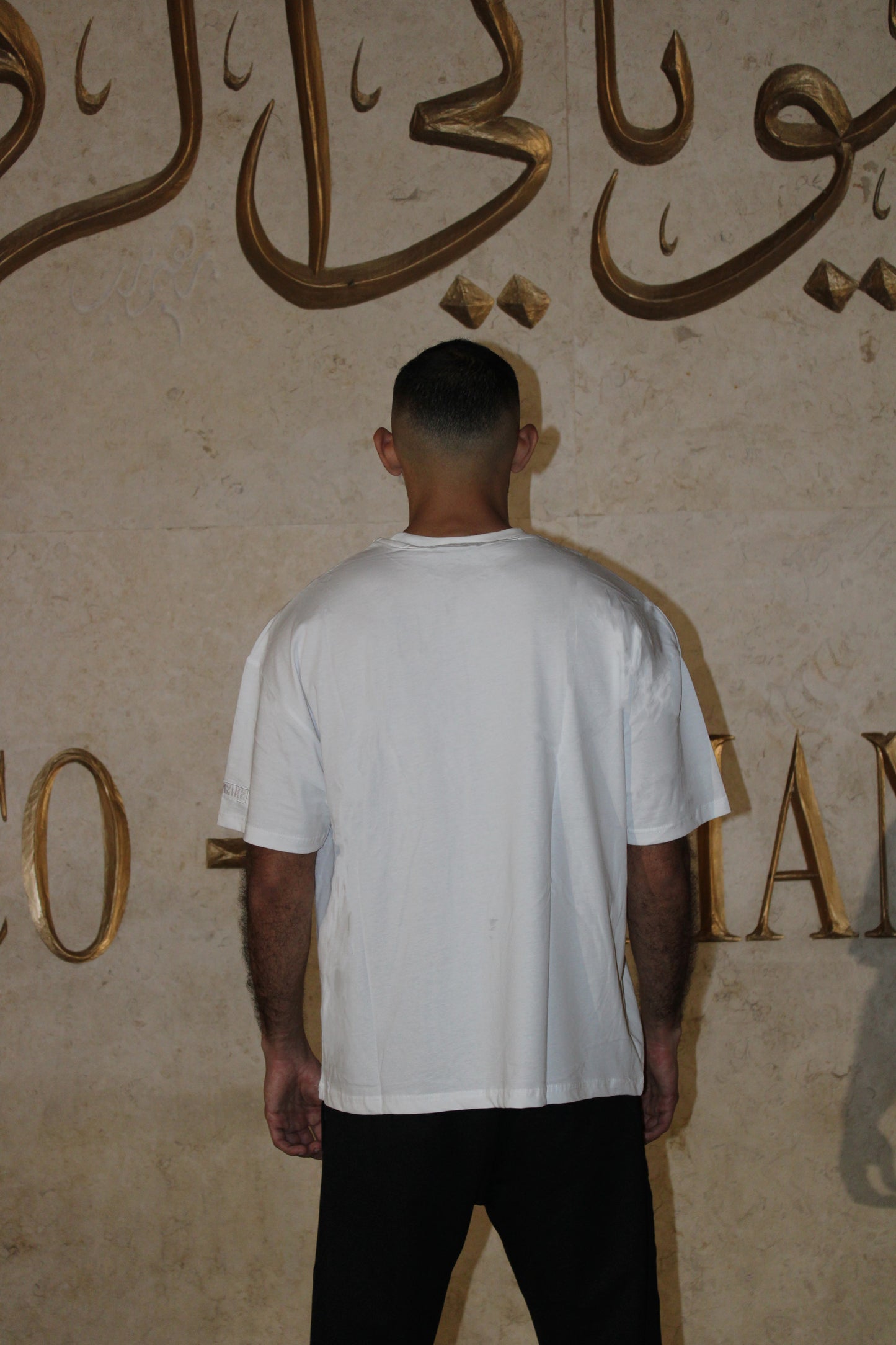 BAZIKZ WHITE OVERSIZED TEE