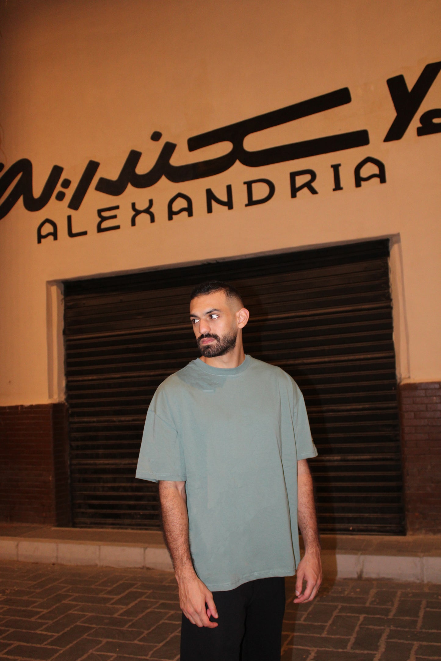 BAZIKZ SAGE GREEN OVERSIZED TEE