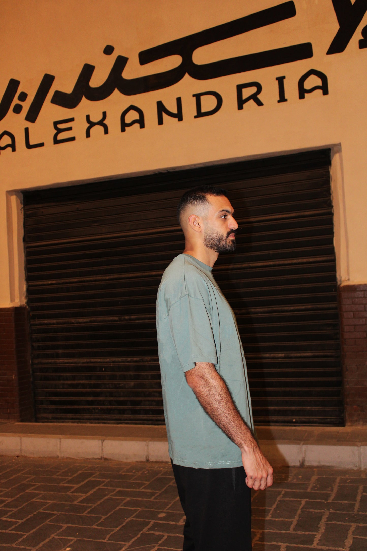 BAZIKZ SAGE GREEN OVERSIZED TEE