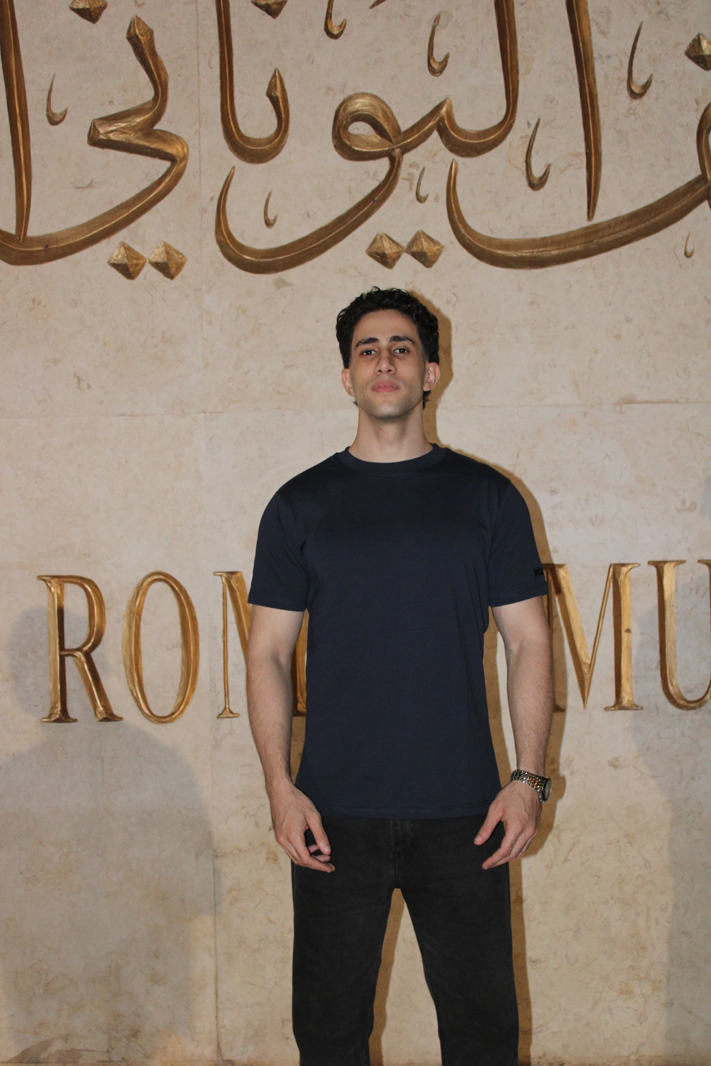 BAZIKZ DARK NAVY REGULAR FIT TEE