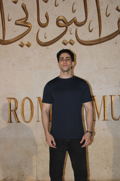 BAZIKZ DARK NAVY REGULAR FIT TEE