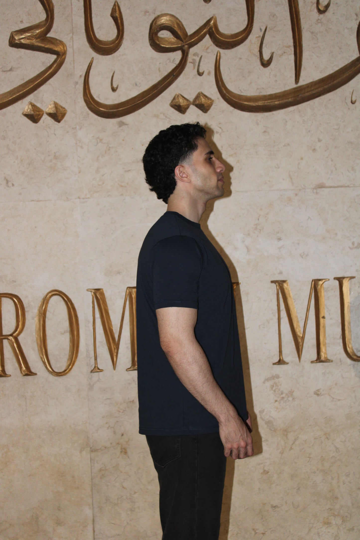 BAZIKZ DARK NAVY REGULAR FIT TEE