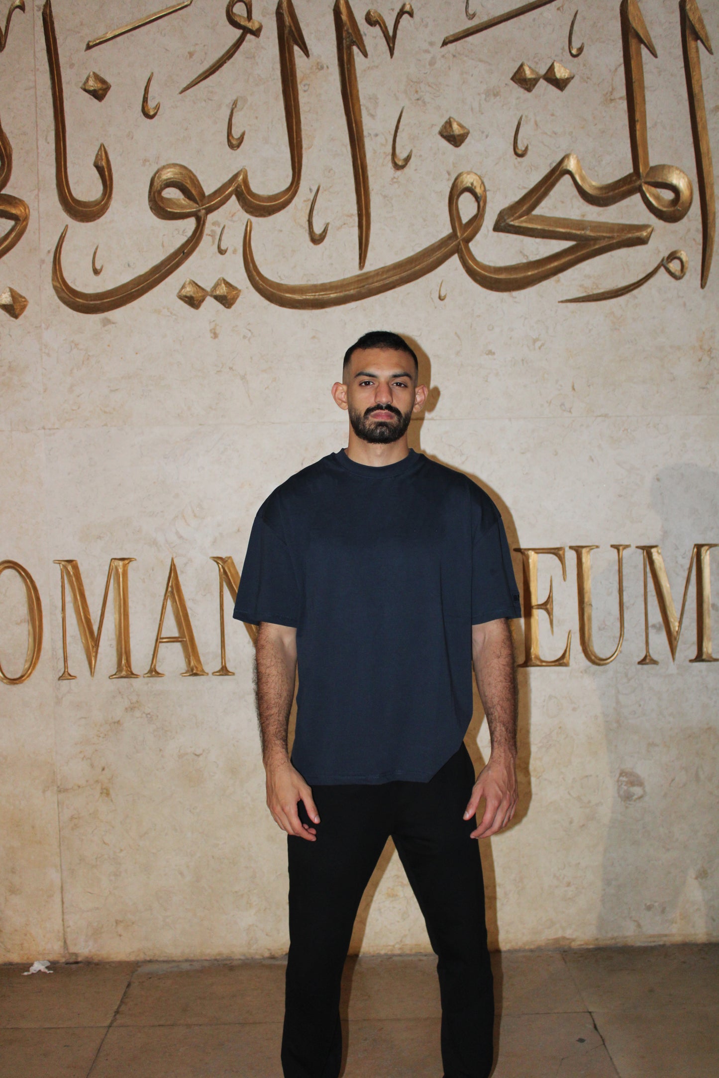 BAZIKZ DARK NAVY OVERSIZED TEE