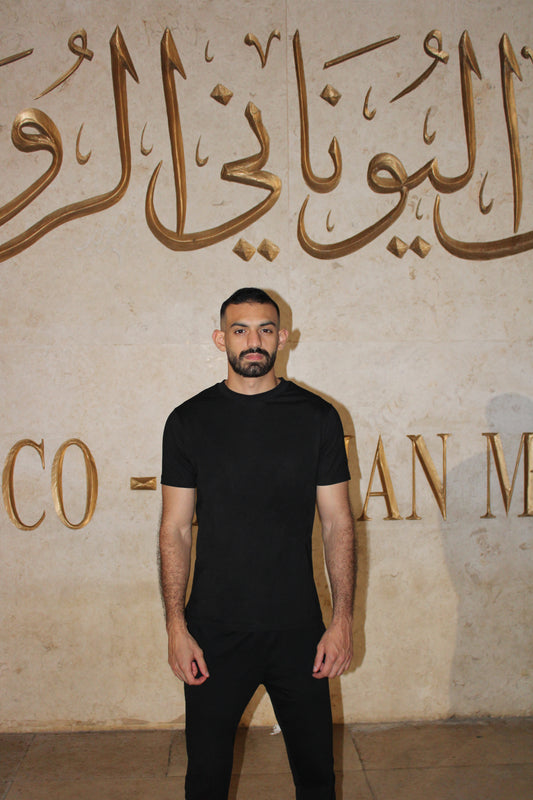 BAZIKZ BLACK REGULAR FIT TEE